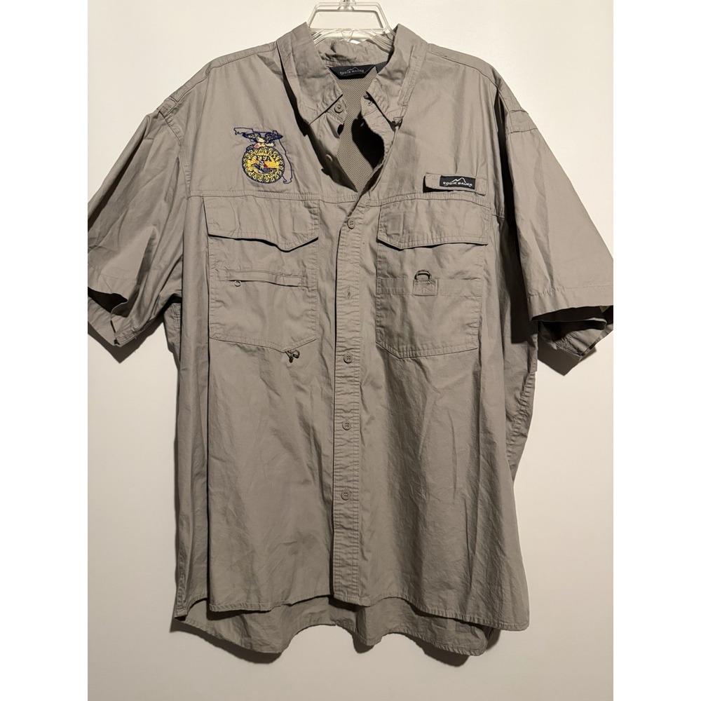 Eddie Bauer Men's XXL Embroidered Fla FFA Logo.  F6017